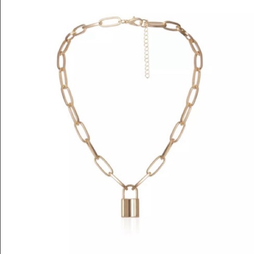 3/$30 ๐ Lock Chain Necklace - Picture 4 of 5